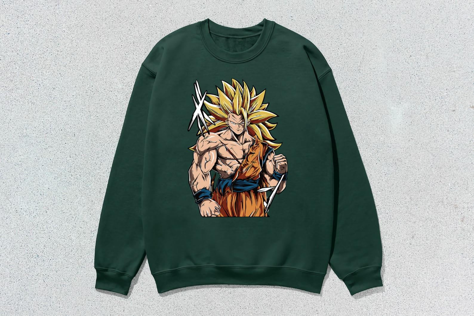 Dragon Ball Z TShirt Son Goku Super Saiyan Fight Art TShirt, New