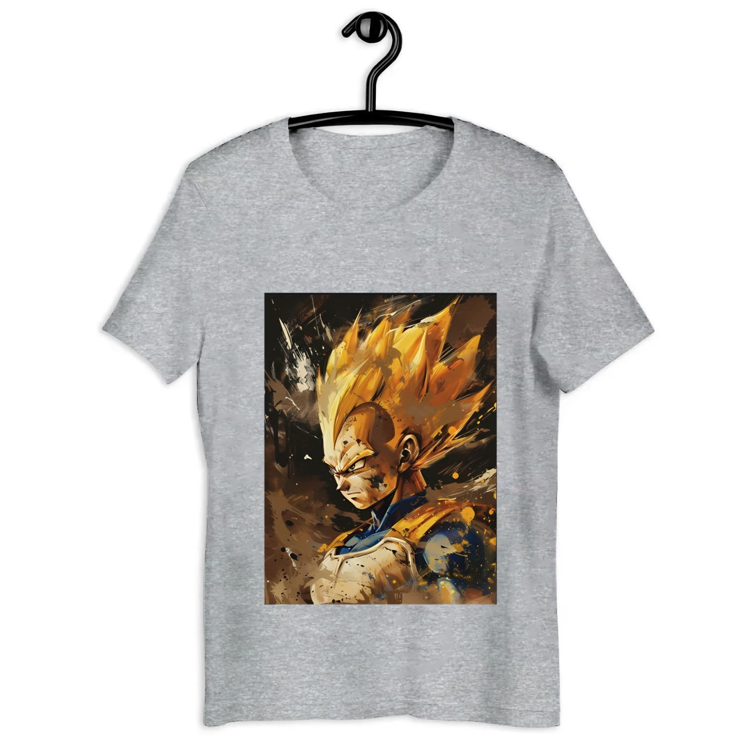 Dragon Ball Z Tshirt Vegeta Super Saiyan Anime Gifts for Anime Lovers