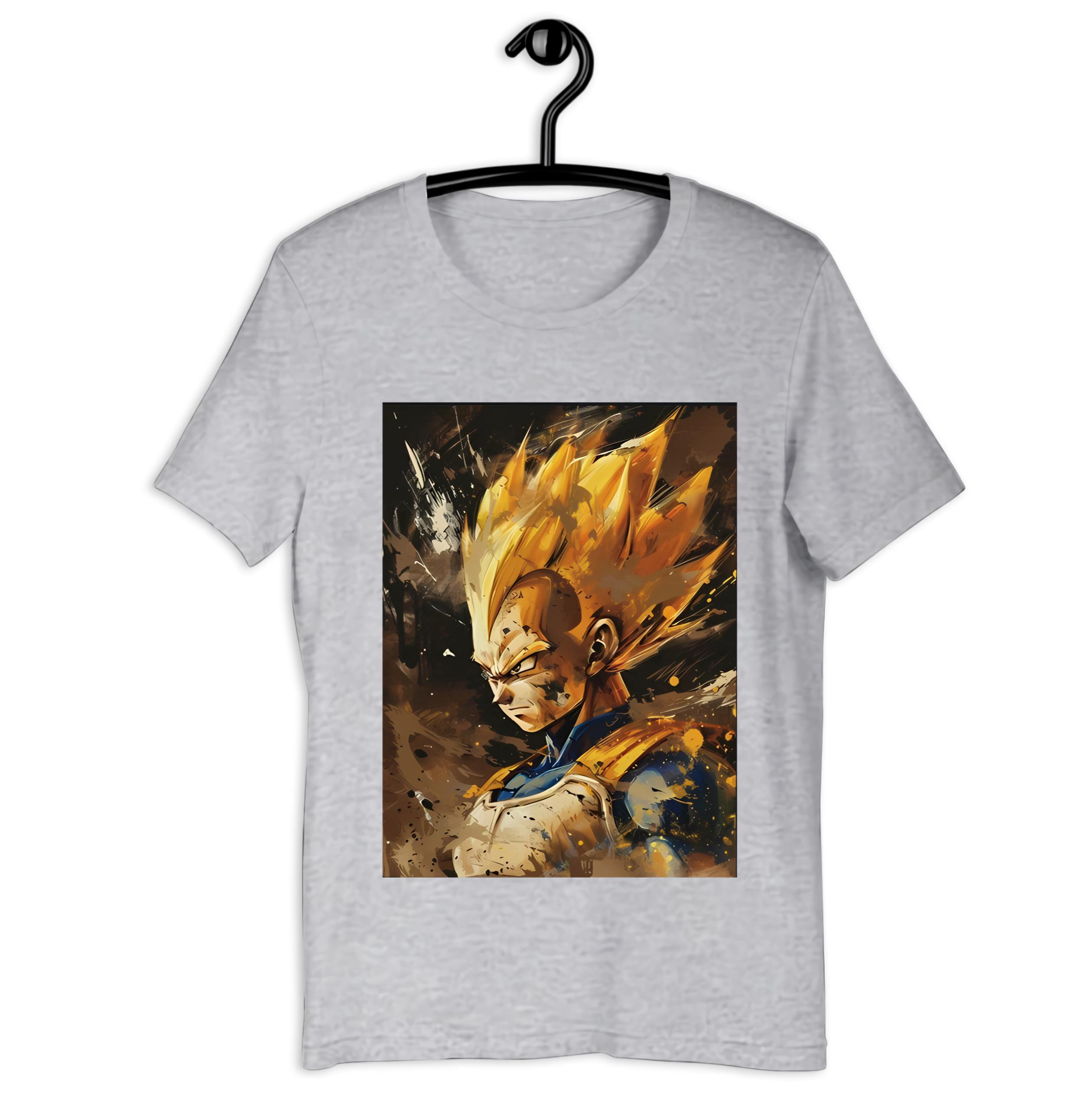 Dragon Ball Z Tshirt Vegeta Super Saiyan Anime Gifts for Anime Lovers