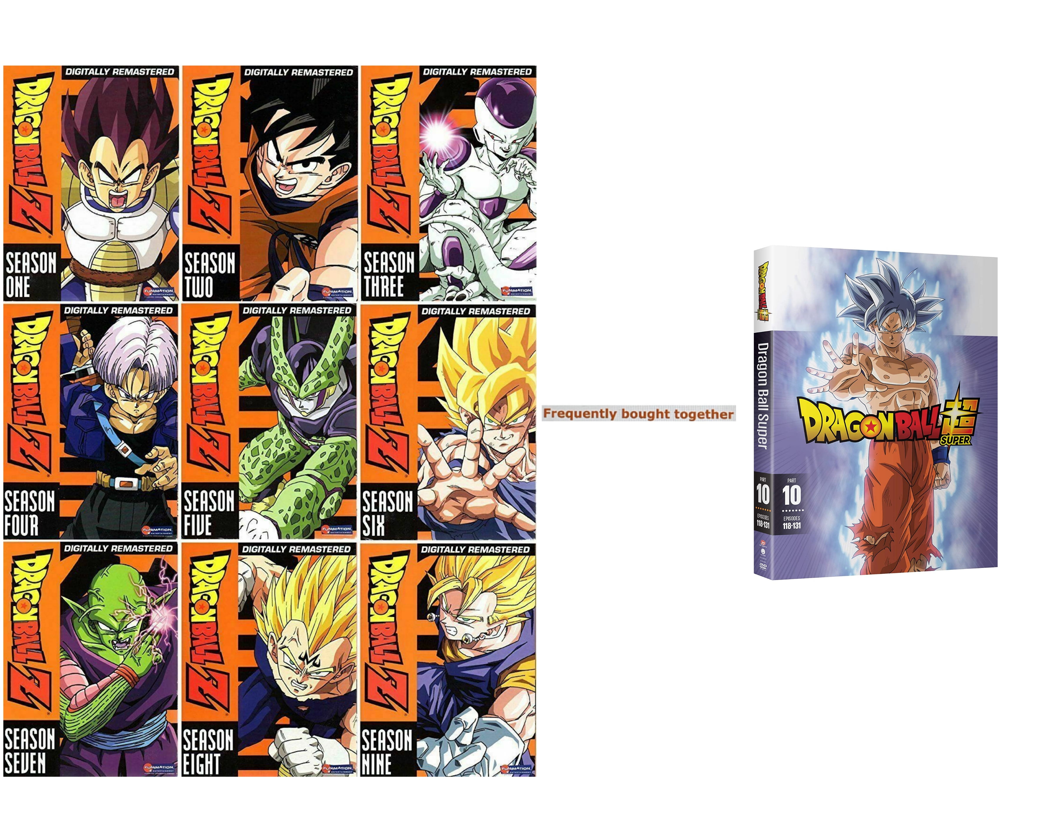 DRAGON BALL Z #1〜#14 DVD Anime Dragon Ball Z Season 1-4DVD Lot Digitally Remastered