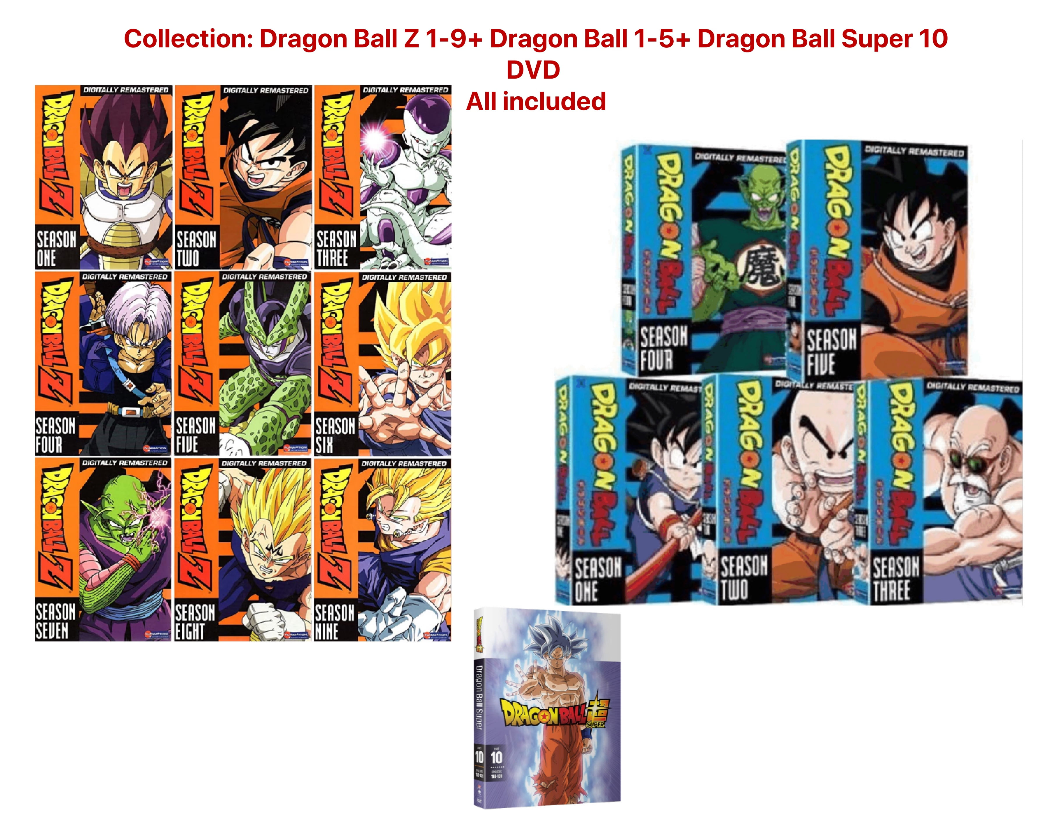 Dragon Ball Z: The Complete Uncut Series Season 1-9 (DVD) 