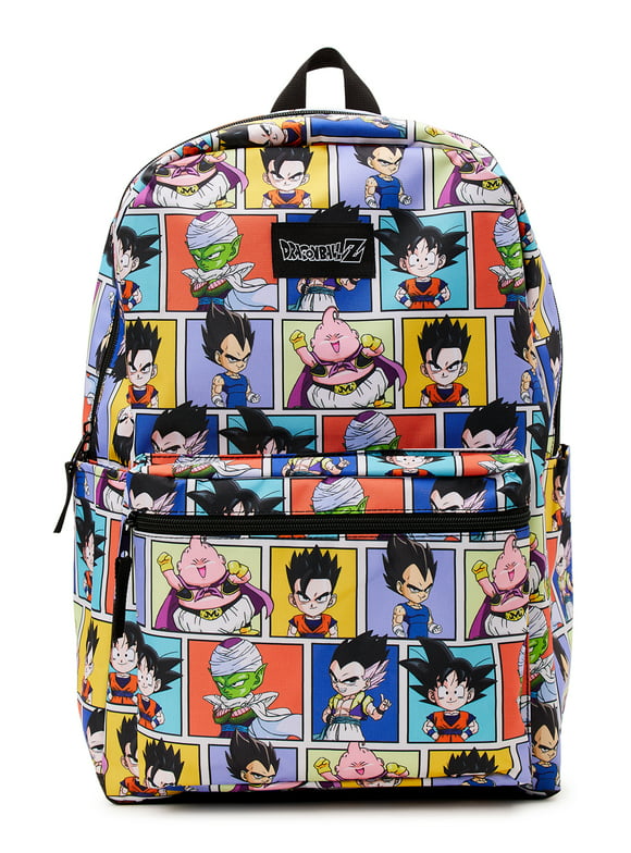 Dragon Ball Z Unisex Print 17" Laptop Backpack, Multi-color