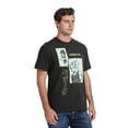 thumbnail image 1 of Dragon Ball Z Vegeta & Goku Character Panels Men's Black Crew Neck Short Sleeve T-shirt-Medium, 1 of 3