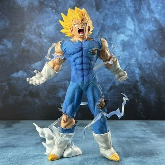 Dragon Ball Z Vegeta Self-Destruct Figure 11-Inch Collectible PVC Action Statue Anime Gift Toy Model