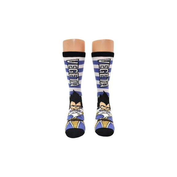 Dragon Ball Z Vegeta Stripe Crew Sock