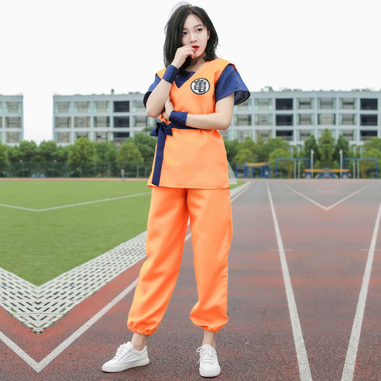 Dragon Ball cosplay Goku Costume Roshi Roren Flow Practice Suit Gohan