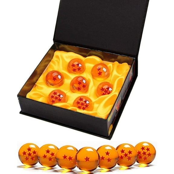 Dragon Balls Complete Set In Gift Box With All 7 Glass Balls