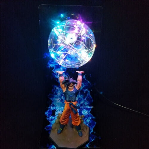 Dragon Balls Z 13.7" Goku Genki Bomb Dama Spirit Bomb Action Figure LED Lamp