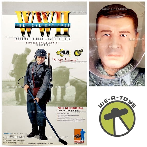 WWII Orel Salient 1943 Mine Detector Pionier Bengt Zillmer Action Figure Dragon