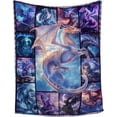 thumbnail image 1 of Dragon Blanket for Dragon Lover Dragon Gifts Blanket for Boys Adult Teen Super Soft Flannel Throw Blanket for Sofa Couch Bed Plush Warm Cozy Bed Home Decor for All Seasons,30"x40"for Baby/Pets, 1 of 6