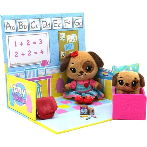 Dragon Block Tiny Tukkins Baby and Big Sister Mystery Stuffed Animal Box