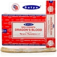 thumbnail image 1 of Dragon Blood Incense Sticks 180 gm (15GM X 12 Pack) from and Incense Sticks Holder Bundle, Free from Cicals,Natural Insenses, 1 of 3