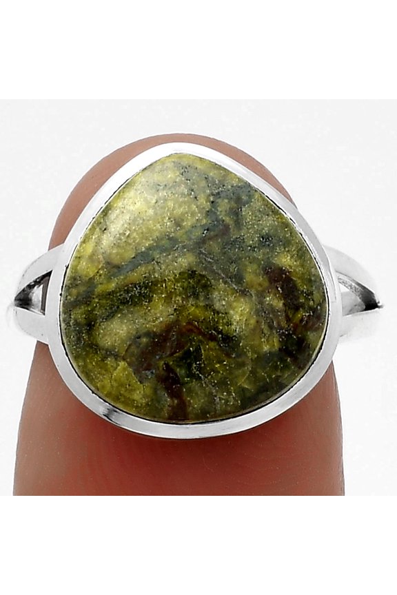 Dragon Blood Stone - South Africa 925 Sterling Silver Ring s.7 Jewelry R-1005 SDR177595