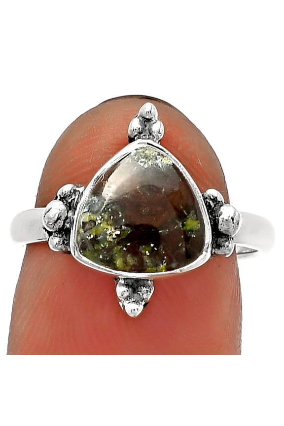 Dragon Blood Stone - South Africa 925 Sterling Silver Ring s.7 Jewelry R-1127 SDR183342