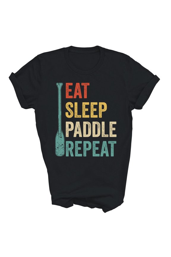 Dragon Boat Racing Eat Sleep Paddle Repeat Sports T-Shirt