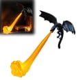 thumbnail image 1 of Customized Dragon Bookshelf Nook Decor, Personalized 3D Printed Fire-Breathing Fantasy Shelf Decor with Flying Dragon Design, Dragon Bookends Display, 1 of 9