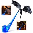 thumbnail image 1 of Dragon Bookshelf Nook Light, 3D Printed Fire-Breathing Fantasy Shelf Decor, Flying Dragon Design Fantasy Reading Nook Decor, Unique Gift for Book Lover Halloween Display, 1 of 8