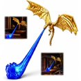 thumbnail image 1 of Dragon Bookshelf Nook Light, 3D Printed Fire-Breathing Fantasy Shelf Decor, Flying Dragon Design Fantasy Reading Nook Decor, Unique Gift for Book Lover Halloween Display, 1 of 7