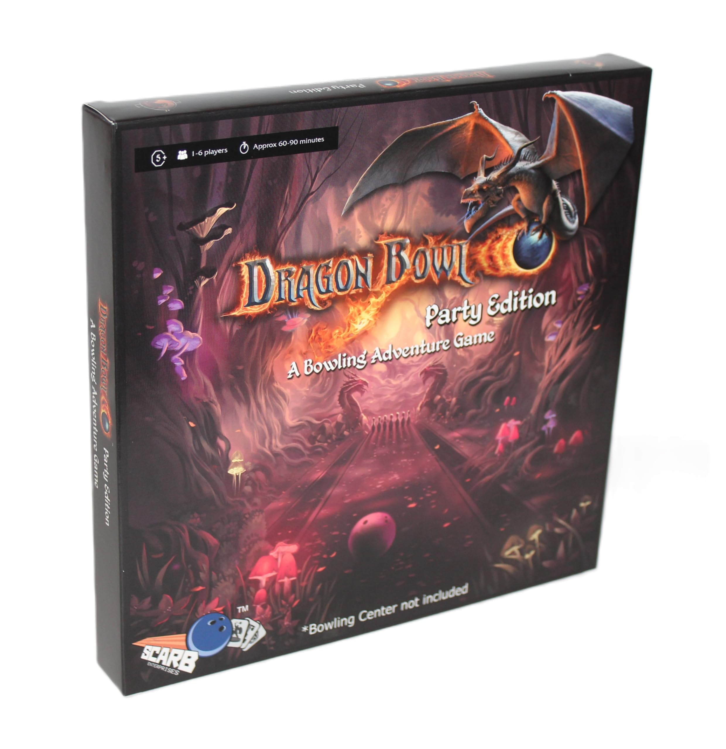 Dragon Bowl Party Edition DHF10 Bowling Adventure Board Game for 1 to 6