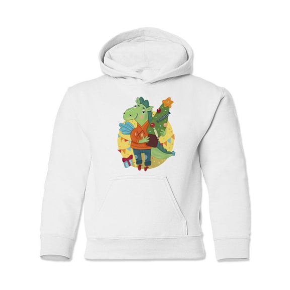 Dragon Boy With A Tree Hoodie Juniors -Image by Shutterstock,  Medium