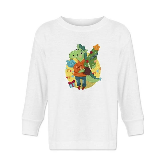 Dragon Boy With A Tree Long Sleeve Toddler -Image by Shutterstock,  5 Toddler