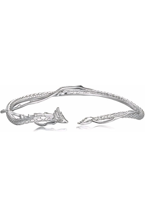 Dragon Bracelet,Dragon Cuff Bracelets for Women,Bangle Bracelets for Women, Dragon Jewelry Dragon Gifts, Adjustable Bracelet