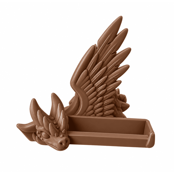 Dragon Business Card Holder, Brown - Walmart.com