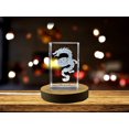 thumbnail image 1 of Dragon Chinese Zodiac Sign 3D Engraved Crystal Keepsake Gift, 1 of 6