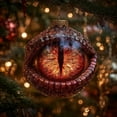 thumbnail image 1 of Dragon Christmas Ornaments,Enchanted Dragon Eye Ornament,Mystic Guardian Dragon Acrylic Fantasy Ornaments Gothic Themed String Christmas Decor Tree Funny Middle Pendant Collectible Festival(Red), 1 of 7