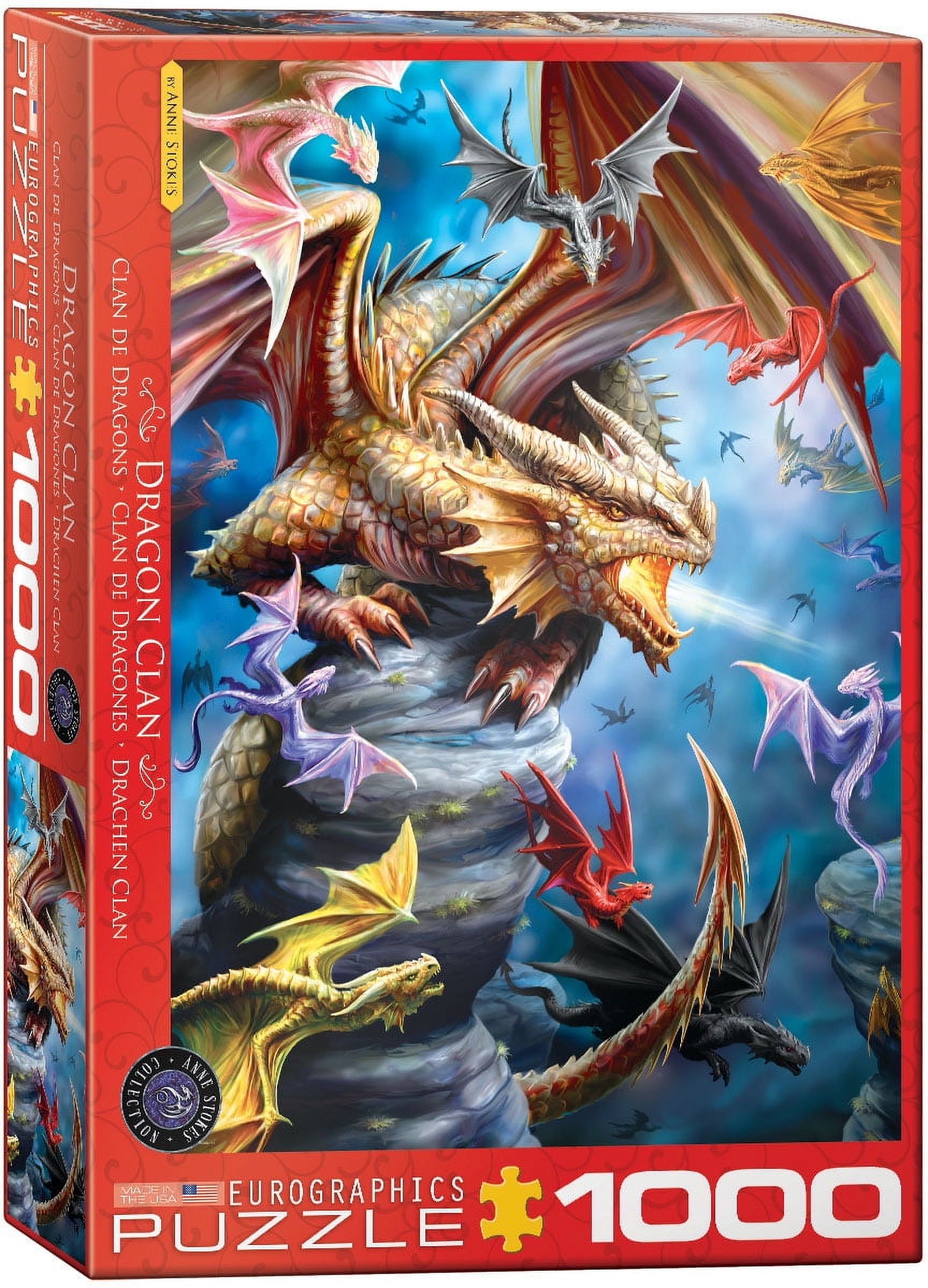 Dragon Clan by Ann Stokes 1000-Piece Puzzle