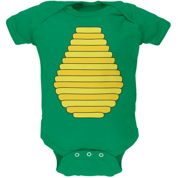 Dragon Classic Green Costume Kelly Green Soft Baby One Piece - 3 month