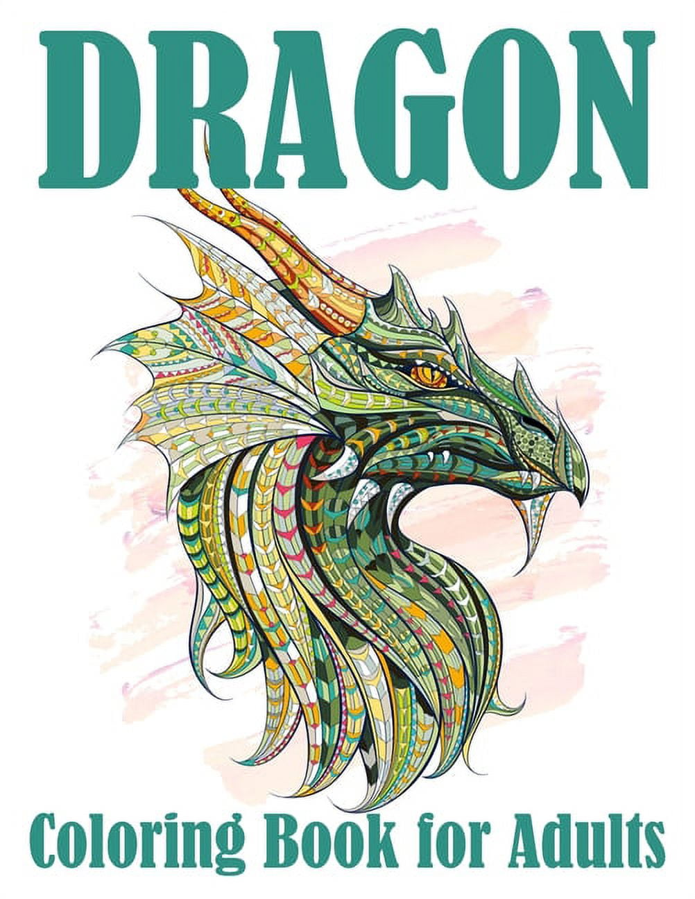 Dragon Coloring Book for Adults Great Gift Idea 2020, Stress Relieving