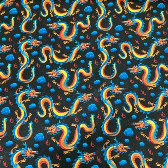 Dragon Cotton Fabric