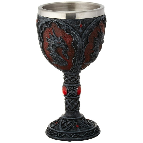 Dragon Crest 13903 Royal Dragon Goblet, Multicolor