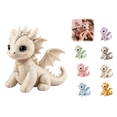 thumbnail image 1 of Dragon DIY Patchwork Kit – Mythical Creature Sewing Kit for Beginners, Cute Animal DIY Patchwork Kit, 3D Cat DIY Sewing Project for Adults &Beginners, Home Decor & Gift(Cream Gold), 1 of 7