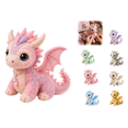 thumbnail image 1 of Dragon DIY Patchwork Kit – Mythical Creature Sewing Kit for Beginners, Cute Animal DIY Patchwork Kit, 3D Cat DIY Sewing Project for Adults &Beginners, Home Decor & Gift(Pink Lavender), 1 of 7