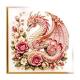 thumbnail image 1 of Dragon DIY Pearl Diamond Art Kit for Adults, Diamond Painting Figurine for Wall Holiday & Friend Gift, 1 of 8