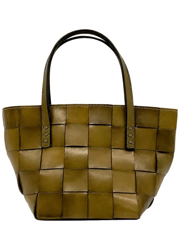 Japan Mini Leather Tote, Green