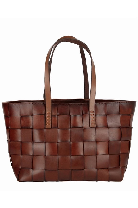 Japan Tote Leather Tote, Brown