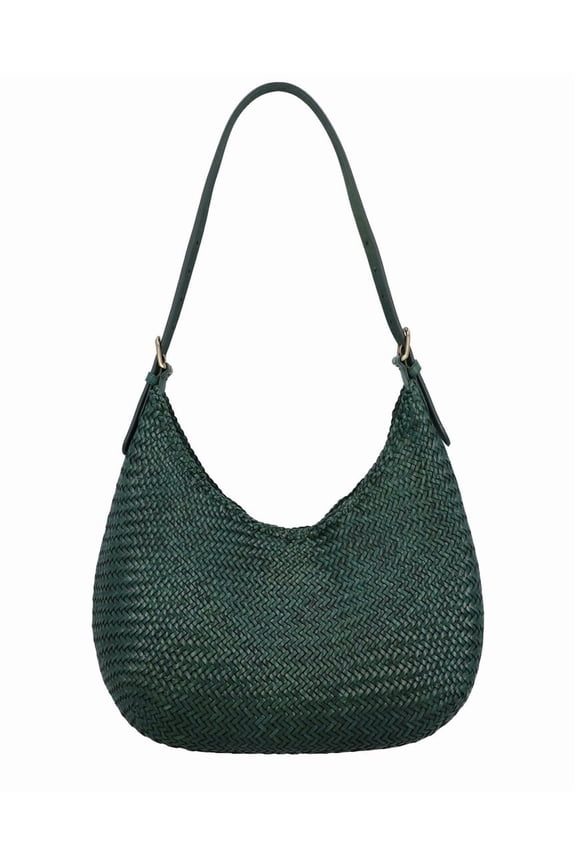 Luna Mezza Leather Shoulder Bag