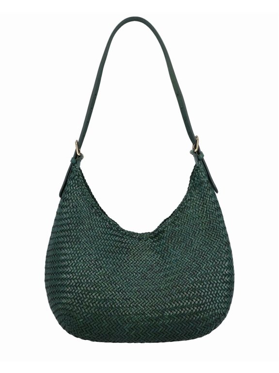 Luna Mezza Leather Shoulder Bag