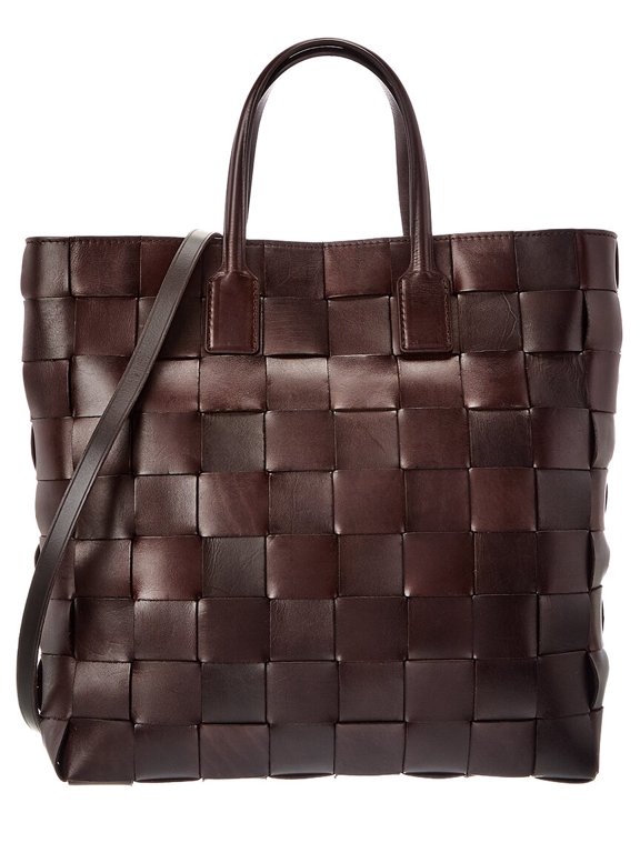 Pino Leather Tote, Brown