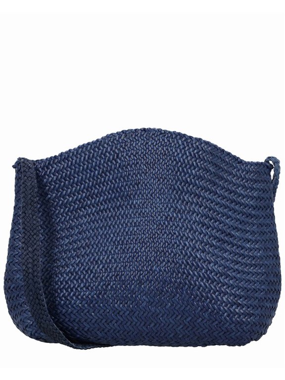 Santa Marta Leather Crossbody, Blue