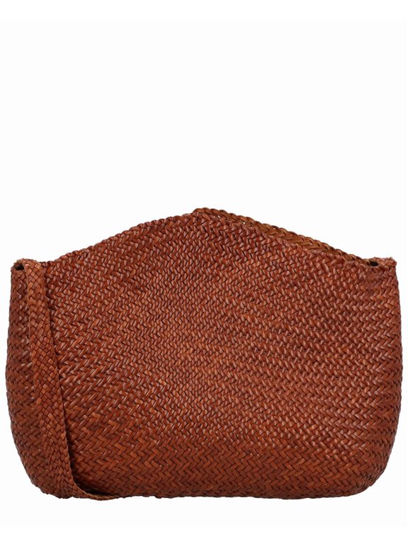 Santa Marta Leather Crossbody, Brown