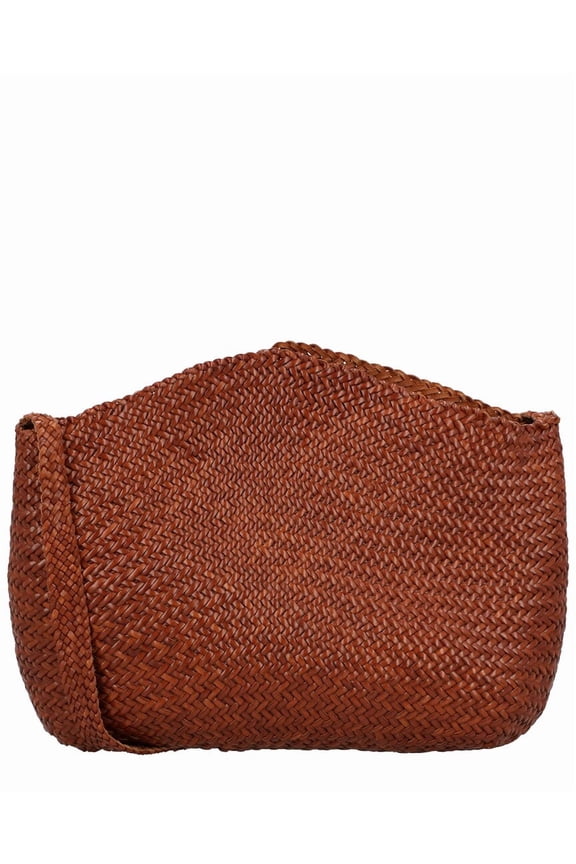 Santa Marta Leather Crossbody, Brown