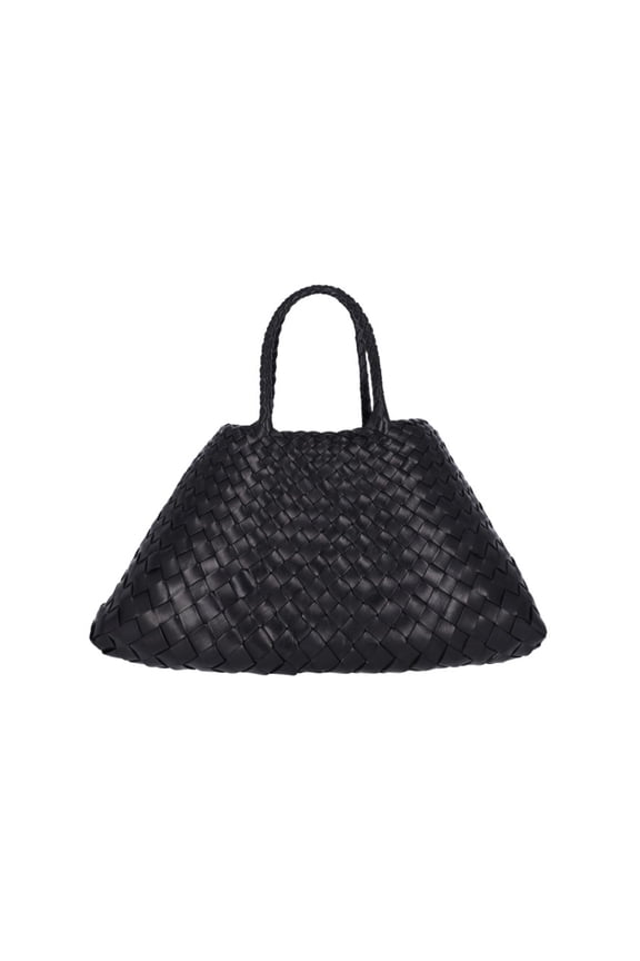 Women's "Santa Croce" Small Tote Bag Black Black