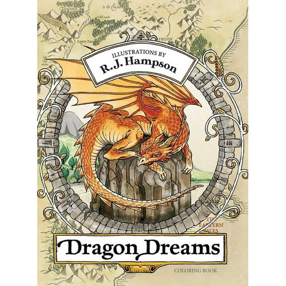 Dragon Dreams Coloring Book, (Hardcover)
