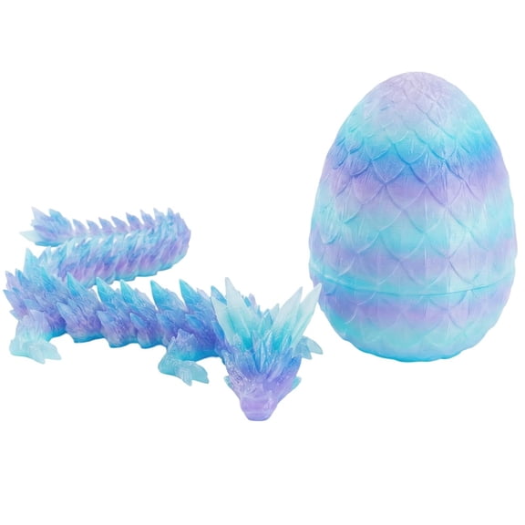 Dragon Egg, 3D , Articulated Removable Mystery Home Office Decor Executive Desk Easter Glow in The Dark Eggs Dragons