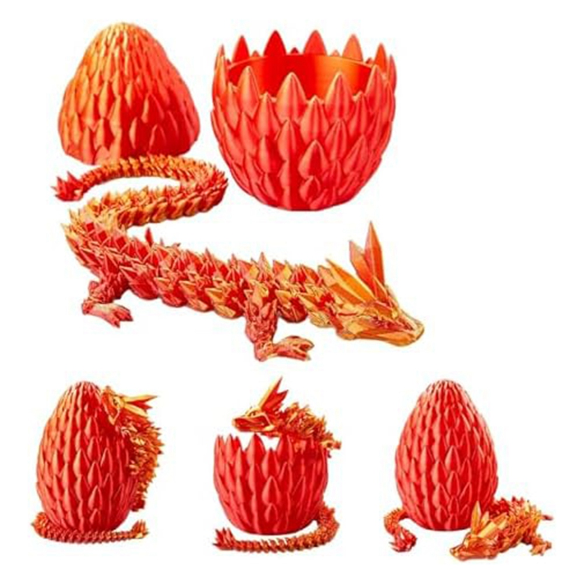 Dragon Egg, Easter Egg,12In Dragon Toy, Dragon Eggs with Dragon Inside