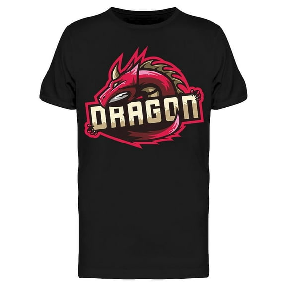 Dragon Emblem T-Shirt Men -Image by Shutterstock, Male 3X-Large
